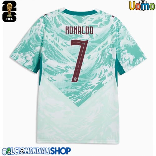 Maglie da calcio Portogallo Cristiano Ronaldo #7 Seconda Maglia Mondiali 2026  Manica Corta